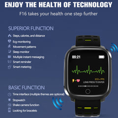 F16 Smart Watch ECG Monitor